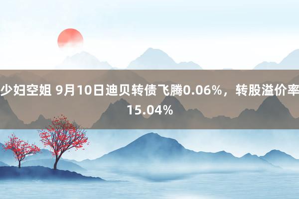 少妇空姐 9月10日迪贝转债飞腾0.06%，转股溢价率15.04%