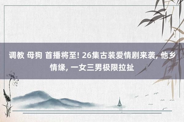 调教 母狗 首播将至! 26集古装爱情剧来袭, 他乡情缘, 一女三男极限拉扯