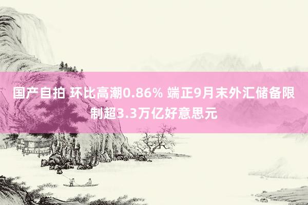 国产自拍 环比高潮0.86% 端正9月末外汇储备限制超3.3万亿好意思元