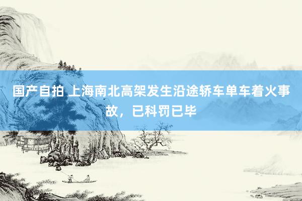 国产自拍 上海南北高架发生沿途轿车单车着火事故，已科罚已毕