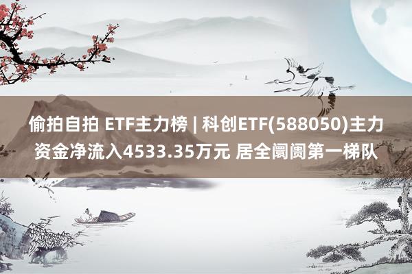 偷拍自拍 ETF主力榜 | 科创ETF(588050)主力资金净流入4533.35万元 居全阛阓第一梯队