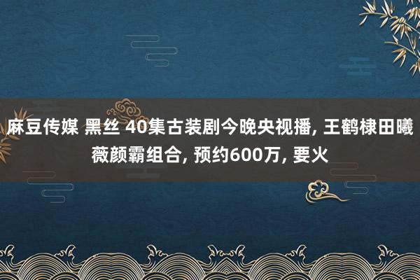 麻豆传媒 黑丝 40集古装剧今晚央视播, 王鹤棣田曦薇颜霸组合, 预约600万, 要火